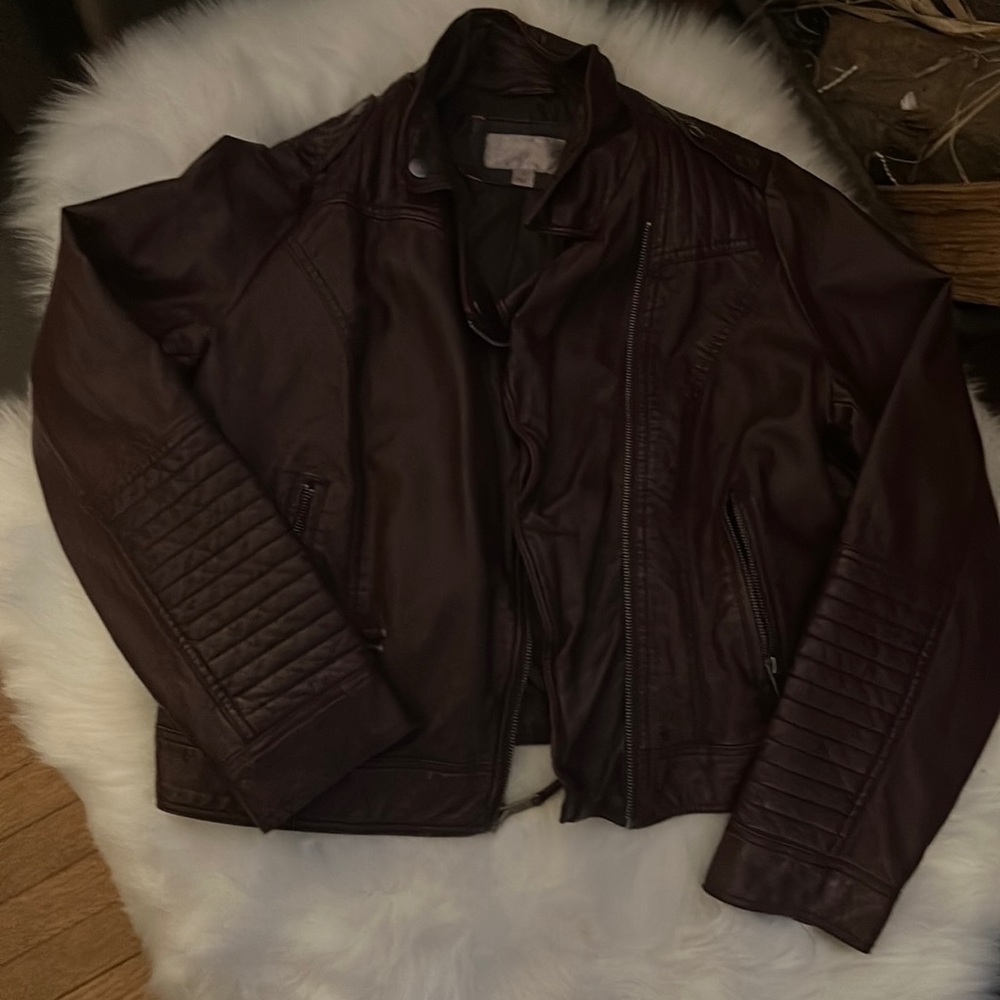 Burgundy/Red  bomber